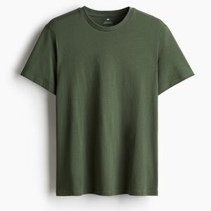 FREE w/ $10+ PURCHASE: H&M Regular Fit T-Shirt in Khaki Green